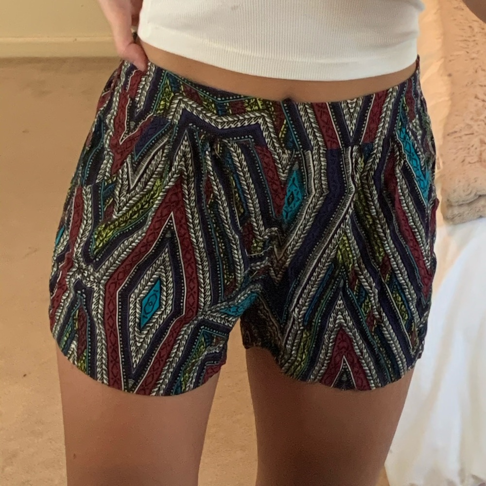 Tribal Printed Flowy Shorts